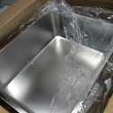 Stainless Steel Litter Box 2 Pack, 18"x14"x6"(Height) Medium to Large Cat Litter Box Easy Clean, Non Stick Metal Litters Boxes No Smell for Full-Grown Cats or Kitty/Kitten