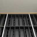 LED Vanity Mirror, 48x30 Inch Gradient Front and Backlit LED Mirror for Bathroom, 3 Colors Dimmable CRI>90 Double Lights, IP54 Enhanced Anti-Fog, Hanging Plates Wall Mount Lighted Mirror