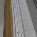 Aluminum alloy ceiling curtain tracks with hooks & corner connectors (Set of 2), heavy-duty room partition curtain rod tracks, suitable for living rooms, bedrooms, and bathroom (6-9 ft Track Set) White