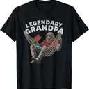Funny Grandpa Legendary Saying T-Shirt, Size 2XL