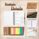 TecUnite 20 Pcs/10 Sets Fathers Day Regalos Cristianos En Espaol Spanish Christian Notebooks with Pen Spanish Religious Gift Bulk Motivational Journals Inspirational Pen for Men Church(Brown)