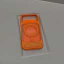 TORRAS Strong Magnetic & Seamless Stand for iPhone 17 Pro Case, Fit for MagSafe, Militray Grade Protection, Built-in Kickstand, Camera Control, Translucent Slim 17 Pro Cover Ostand, Neon Orange