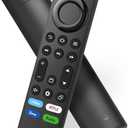 Replacement Voice Remote Control for Smart TV Cube(1st / 2nd / 3rd Gen), Fit for Stick 4K Max/4K (1st/2nd Gen), Stick (2nd/3rd Gen)/TV Lite, for Insignia/Toshiba/Pioneer Smart TV