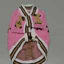 Small Dog Sweaters Cute Bear Dog Cardigans Clothes for Small Medium Dogs Boy Girl Puppy Cat Knitting Cardigan Outfits Dogs Winter Coats Warm Pet Doggy Clothes Soft Knitwear (Pink, Small)