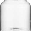 Labina Glass Storage Container Airtight Food Jars Kitchen Canister with Wood Lids, 60 Oz Wide Mouth Pantry Organization Glass Jar for Flour, Sugar, Cookie, Spagetti, Nuts and Candy