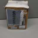 Garvee Portable Electric Space Heater - 1500W/750W Thermostat, 2-in-1 Fast Heating Ceramic Desk Heater & Fan, Safe Quiet <45 dB for Office, Room, Under Desk Use, Tip-Over Overheat Protection, Silver