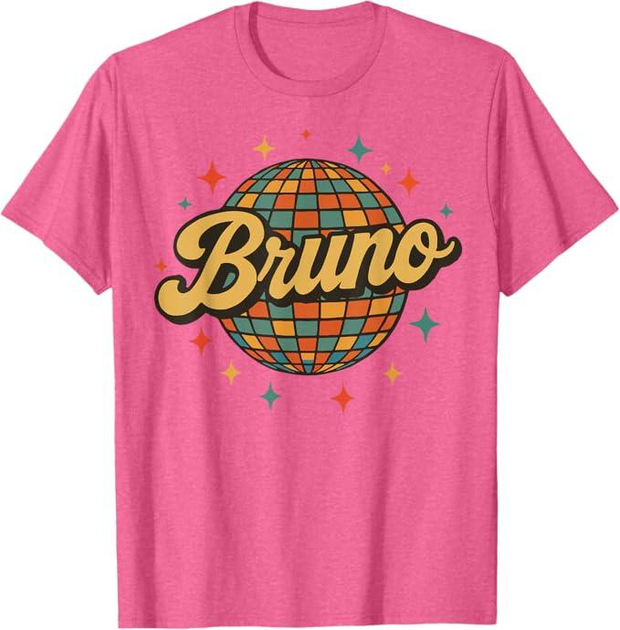 Vintage Bruno Personalized Name I Love Bruno 70's 80's Retro T-Shirt L