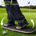 Golf Pressure Balance Board, Weight Shift Swing Trainer for Indoor & Outdoor Practice, Golf Training Aid to Improve Swing Tempo, Power, and Consistency
