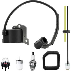 6698397 Ignition Coil Module Fit For Hitachi Tanaka RB24EAP TRB24EAP 23.9cc Leaf Blower Replace Parts - With Air Filter Assembly