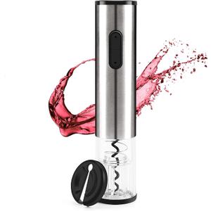 Electric Wine Opener Automatic Wine Bottle Opener Corkscrew Wine Opener with Foil Cutter Stainless Steel Resuable Wine Opener