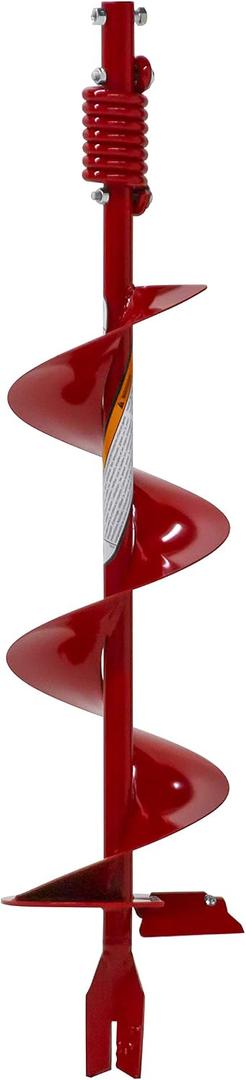 Earthquake EA8F 8-Inch Diameter 36-Inch Long Earth Auger with Fishtail Point and Flex Coil Shock Spring