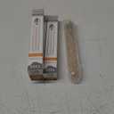 Dimmable Led Tubular Bulb,8.9inch Long Tube Edison Light Bulbs Vintage Filament Bulb 8W,75W Equivalent,2700K Warm White,Amber Glass Cover E26 Medium Base, (4-Pack)