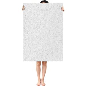 Shower Mat Non Slip: 35.4 x 23.6 Inch Extra Large Shower Mats for Inside Shower with Drain Hole - Soft PVC Loofah Anti Slip Shower Stall Mat for Walk-in Shower and Bathroom, Quick Drying (White)