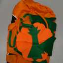 Santoy Halloween Pumpkin Costume for Women  Glow in the Dark Poncho, Headband, and Treat Bag,Fun & Easy One-Size Outfit with Accessories for Party or Trick-or-Treating