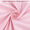 8 Packs 90 Inch Pink Tablecloth Round Tablecloth for Circle Tables, Washable Polyester Table Cloth, Wrinkle Resistant Round Cover for Spring Wedding Party Banquet Dining