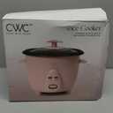 COOK WITH COLOR 6 Cup Rice Cooker 300W - Effortless Cooking and Perfectly, Cooks 3 Cups of Raw Rice for 6 Cups of Cooked Rice, Pink