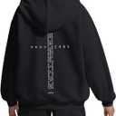 Christian Hoodies for Kids Boys Religious Jesus Hoodie Faith Cross Sweatshirts Vintage Bible Verse Graphic Pullovers (11-12 Years, Black)