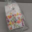 Yeaqee 200 Pcs Spring Floral Disposable Napkins Paper Guest Towels with Tulip & Butterfly Design Absorbent Decorative Hand Towels for Bathroom Tea Party Wedding Graduation Supplies(Floral)