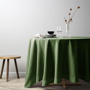 Round Green Table Cloth 100"