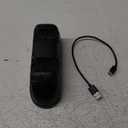 Controller Charger for PS5, Dual Charging Dock Station for PlayStation 5 Dualsense & Edge with RGB Light, Fast PS5 Dual Controller Charging Station with Cable Black for PlayStation Consoles