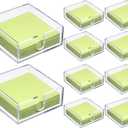 Acrylic Cocktail Napkin Holder for Table, Clear Beverage Napkin Holder Square Rectangle for Dinner, Kitchen, Bathroom, Restaurant, Bar (10 Pieces, 5.5 x 5.5 Inch)
