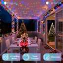 1500LED Christmas Lights Outdoor Use, 470ft 12 Modes Multicolor LED String Lights with Timer Dimmable, Waterproof Christmas Lights for Tree Wedding Xmas Patio Balcony Garden Decor Multicolor
