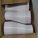 3 Pack 3" x 2" PVC Pipe Fitting Schedule 40 Compatible with 429-E Series Eccentric Reducer Coupling Suitable for High-flow Capacity, Pool, Spa, Plumbing, Irrigation, White