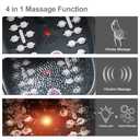 Foot Spa Bath Massager with Heat Bubbles and Vibration Massage and Jets, 16 OZ Calming Lavender Foot Soak Epsom Salt, MoodRelish Foot Soaker with Red Light, 22 Massage Rollers, Adjustable Temp - Grey