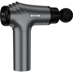 AYURA Massage Gun, Deep Tissue Percussion Muscle Massager Gun, Handheld Back Massager for Pain Relief, Electric Massager with 30 Speeds and 6 Heads for Athletes Men Women