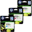 HP 920XL 3-pack High Yield Cyan/Magenta/Yellow Original Ink Cartridges - Ink Cartridges