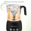 Maestri House Milk Frother, 4-in-1 Electric Milk Steamer and Frother, 16.9OZ 600W Smart Touch Control Hot and Cold Foam Maker, Memory Function for Latte, Cappuccinos, Warm Milk, Hot Chocolate Milk
