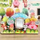 Galentines Day Gift for Best Friend  Cute Forest Animals DIY Desk Decor with Mirror, You Are Gorgeous Self Love Table Ornament, Easy-to-Assemble Wooden Display, Encouragement Gift for Her