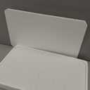 2 Pack Diatomaceous Earth Shower Mat, Stone Bath Mat, Nonslip Super Absorbent Fast-Drying Hard Bath Mat for Bathroom Shower Floor, 24 x 16 inch, White Wave Design