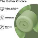 2 x 2PCS Silicone Water Bottle Boot for Owala 24oz 32oz 40oz, Anti-Slip Protective Sleeve Bottom Bumper Protector for FreeSip, Twist, and Flip Stainless Steel Water Bottles (Mint)