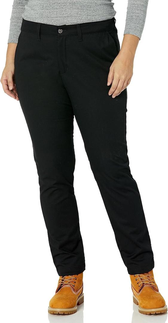Dickies Womens Women's Plus Skinny Twill Pants