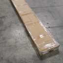 28x84 Inch Glass Sliding Barn Door Slab and 5ft Hardware Kit Included, 5 Frosted Glass, LVL Wood Panel Covered with White Water-Proof Scratch-Proof PVC Surface, Simple DIY Assembly