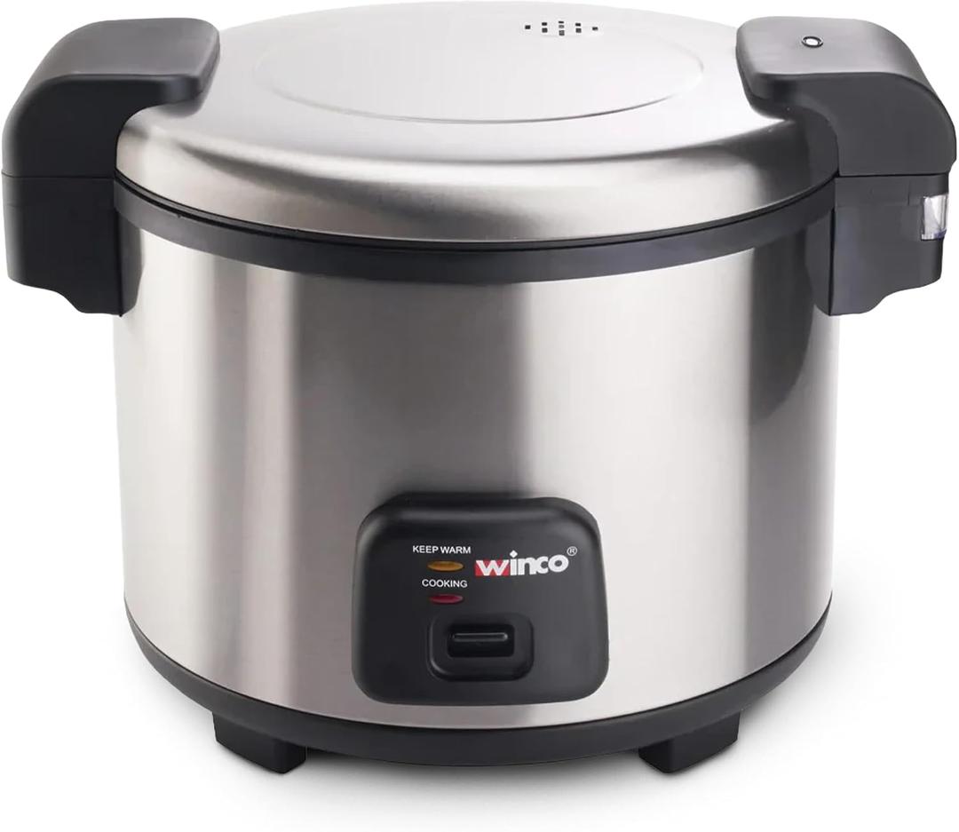 Winco 30 Cup Commercial-Grade Electric Rice Cooker