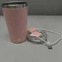 Self Stirring Mug With Lid 13.5 Oz Electric High Speed Mixing Cup 400ML Rechargeable Automatic Stirring Coffee Mixer Cup(Color:Pink)