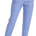 G Gradual Women's Joggers High Waisted Yoga Pants with Pockets Loose Leggings for Women Workout, Athletic, Lounge (Small, Cosmic Blue)