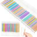 48 Pack Colorful Glitter Pens Sparkly Gel Pens Neon Gel Markers for Kids Artists Students Coloring Books Drawing Sketching Scrapbook, 48 Colors