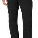 Hanes Men's Sweatpants, Ultimate Cotton Fleece Sweatpants, Joggers with Pockets for Men (Large, Black)