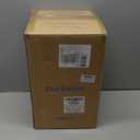 Darkaway Large Outdoor Pendant Lights, 15inch Outdoor Chandelier Hanging Porch Lights Outside Ceiling Mount Aluminum with Seeded Glass for Front Door Gazebo Patio (Large, Black)