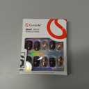 Curvlife 30pcs Press on Nails, Soft Gel Fake Nail with Botanical Brown Short Square Apricot Design, Full Cover False Nails Tips Glossy Nude Glue on Nails Artificial Stick on Nails for Women