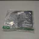 High Waist Thong Underwear Women Ribbed Cotton Tummy Control Thongs Panties Size S-4XL Pack 6 (Black, M)