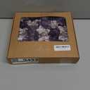 Ling's moment Flowers 25pcs Fake Gardenia Lilac & Purple Flowers Artificial Flowers with Stem, Fake Flower for DIY Wedding Decorations Centerpieces Bouquets Boutonnieres (Pur-violet Nocturne)