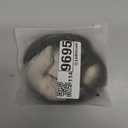 Anemone 6 inch Short Middle Part Straight Real Human Hair Topper Small Thin Clip-in Hair Bangs for Mild Hair Loss Suitable for Women and Men Reddish Tone (Dark Brown)