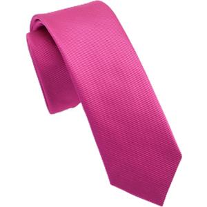 Mens Solid Color Tie,Slim&Formal Necktie With Multiple Colors(2.36''&3.35'') (Pink)