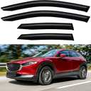 Window Visors Rain Guards for 2020-2026 Mazda CX-30, Out-Channel Window Vent Wind Deflectors Visors Shades for 20-25 Mazda CX30 2.5 S Select Sport Preferred Premium Turbo