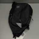 WATERFLY Crossbody Sling Backpack Sling Bag Travel Hiking Chest Bag Daypack (Black)