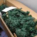 7 ft. Pre-Lit PVC Hinged Artificial Christmas Tree with 300 LED Lights